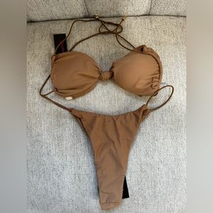 Berry beachy bikini set
